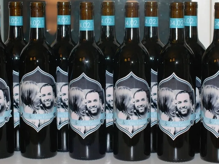 Bottiglie personalizzate con fotografia
