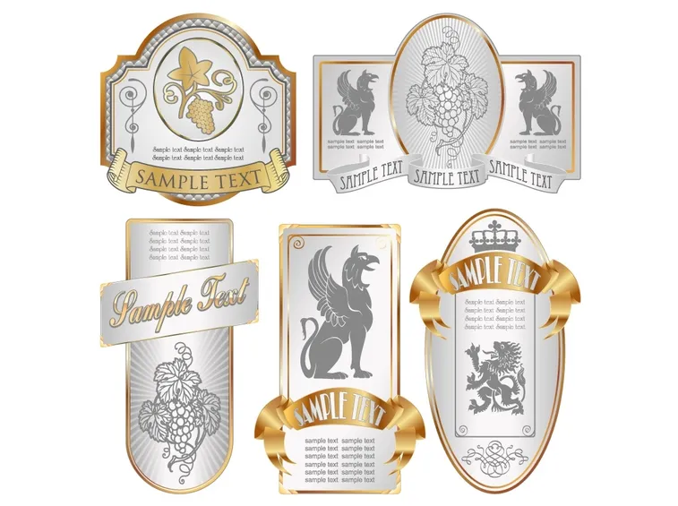Etichette dal design elegante