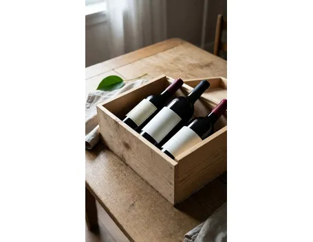 scatole in legno per il vino