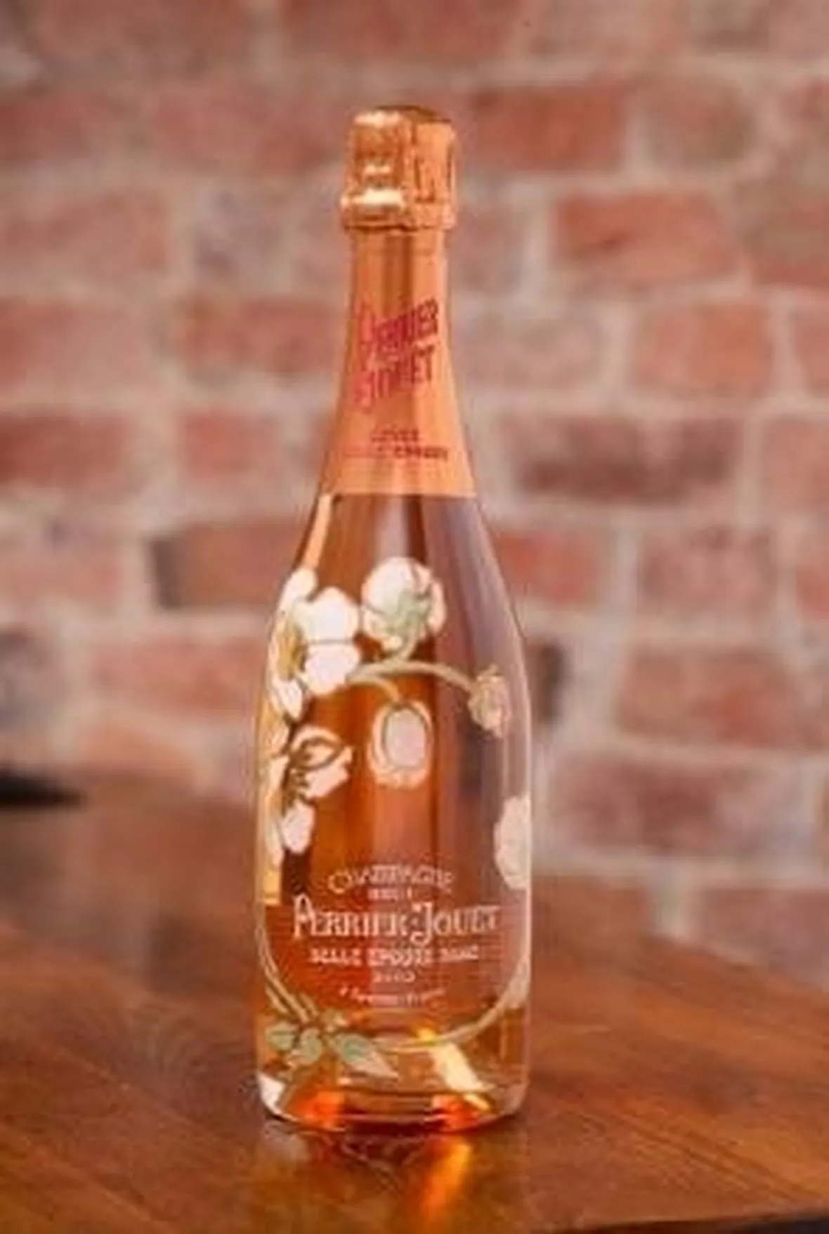 La splendida bottiglia belle epoque rosato