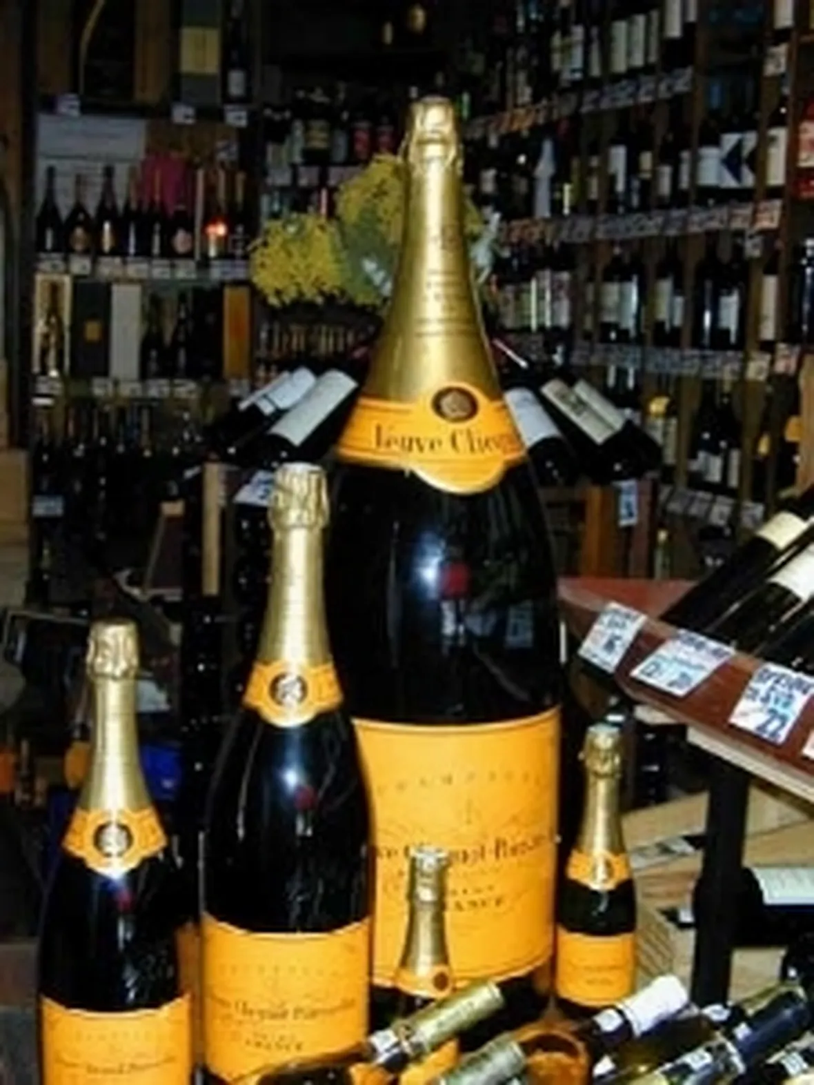 Varie dimensioni per Veuve Clicquot