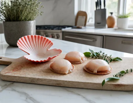 Scegliere le capesante fresche per la ricetta