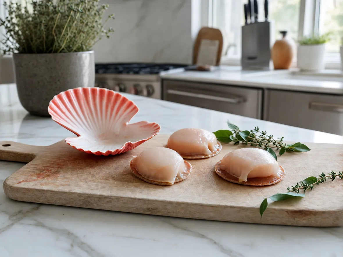 Scegliere le capesante fresche per la ricetta