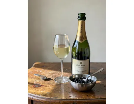 Caviale e champagne 