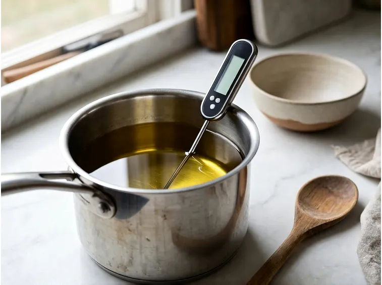 Tecniche di frittura e temperatura dell'olio