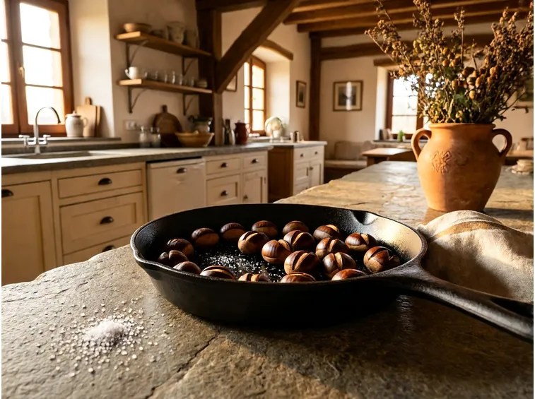 Caldarroste e spumante: la ricetta classica