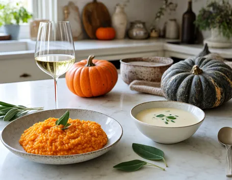 Perché la zucca chiede un bianco sapido più che aromatico