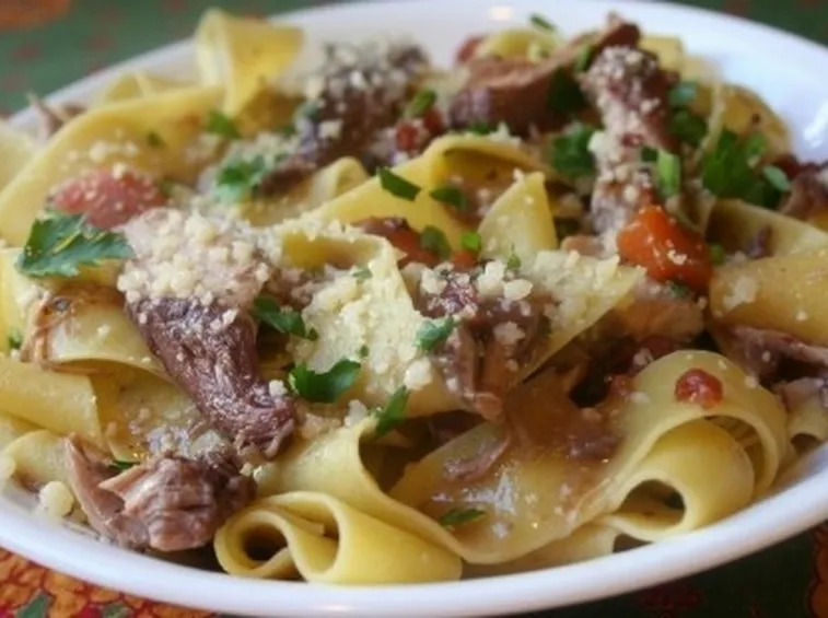 pasta al vino rosso