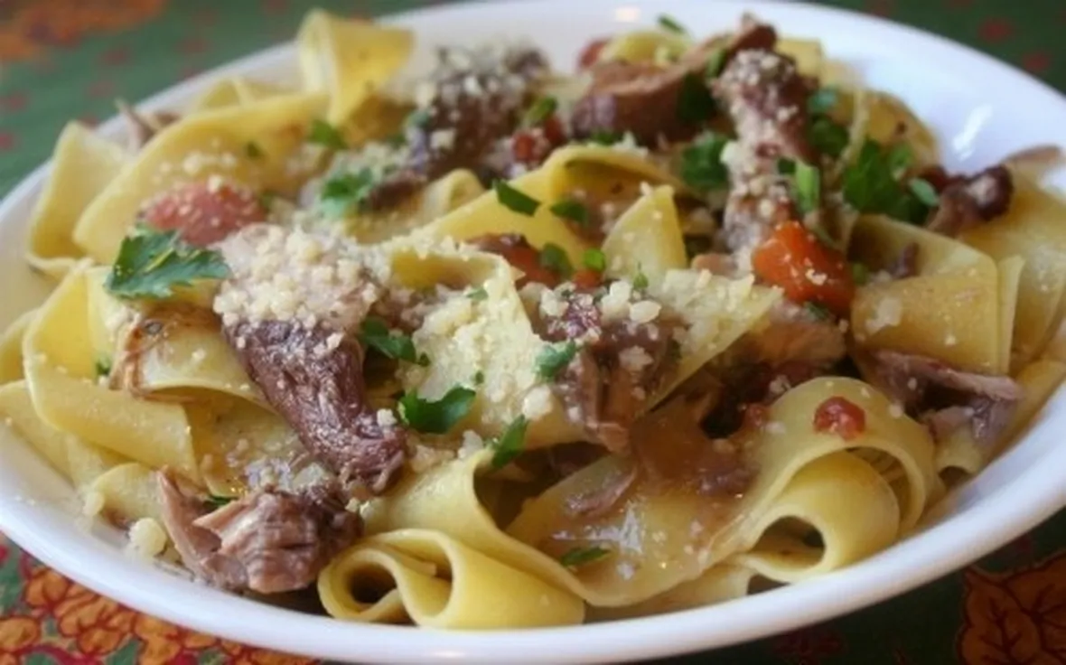pasta al vino rosso