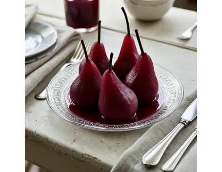 pere al vino rosso