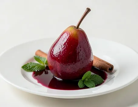 pere al vino rosso