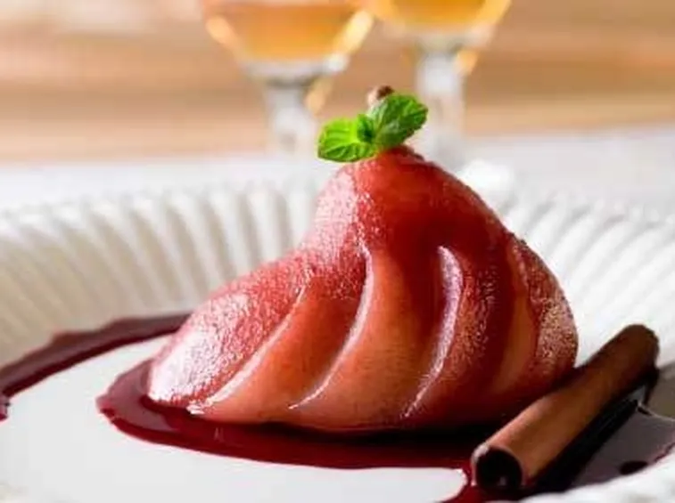 pere al vino rosso