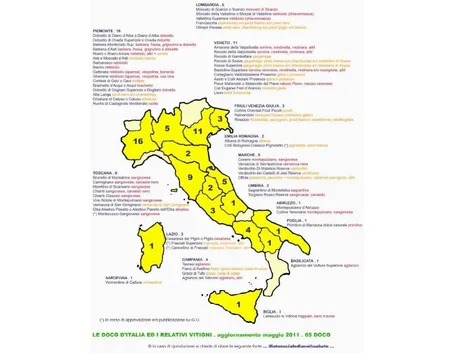 la mappa DOCG