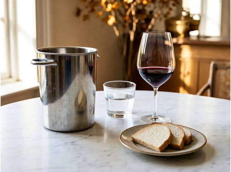 Sputare, bere acqua e mangiare pane neutro: le pause che tengono vivo il gusto