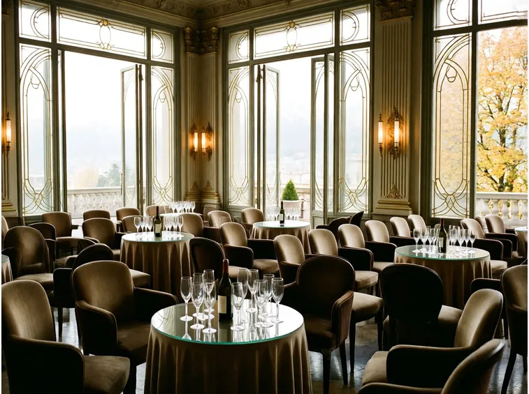 Orientarsi tra le sale del Kurhaus, le aree tematiche e le masterclass