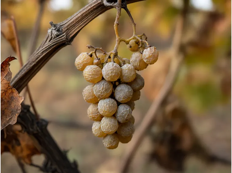 Che cosa succede all'uva lasciata sulla vite