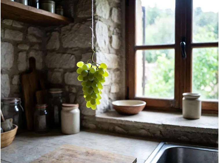 Fuori dal frigo: il fresco di casa e la tradizione dei grappoli appesi