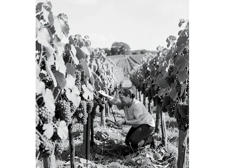 La vendemmia sugli alberi