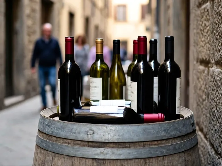 I tanti vini della zona