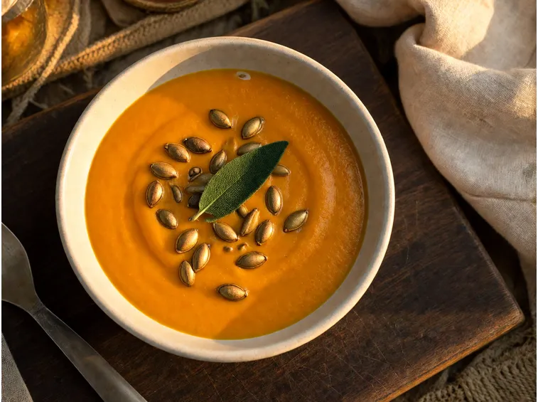 Lugana e zucca: tortelli, vellutata e zucca al forno