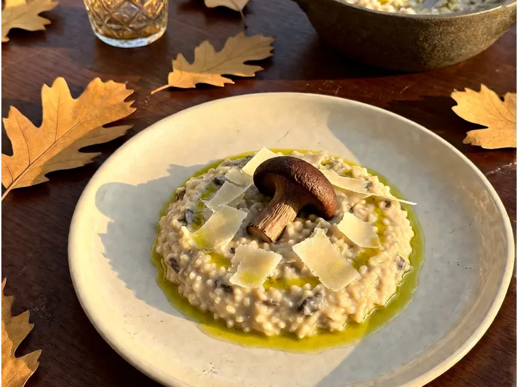 I risotti d'autunno: funghi, zucca e pesce di lago