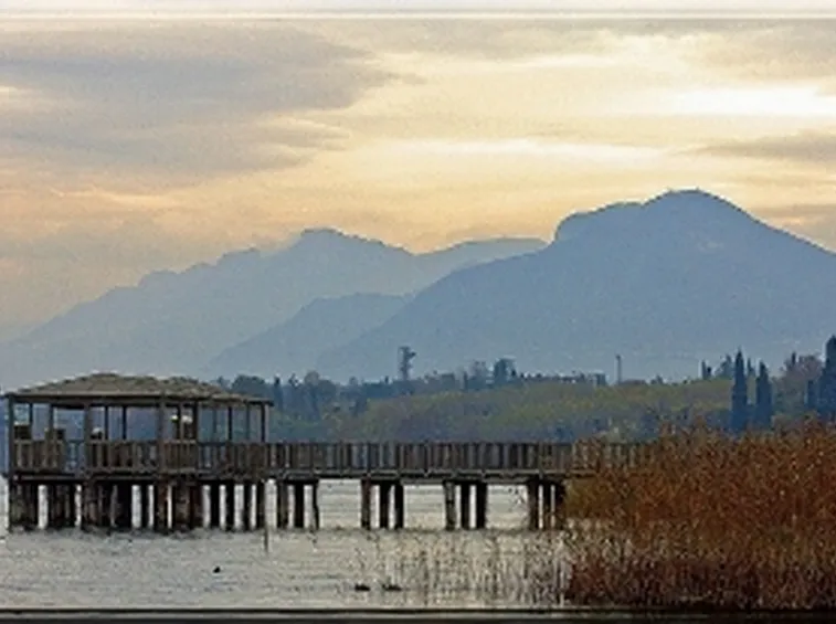 Il panorama sul Garda