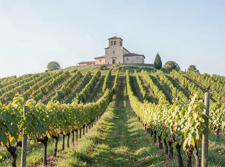 I vigneti nel Oltrepò Pavese