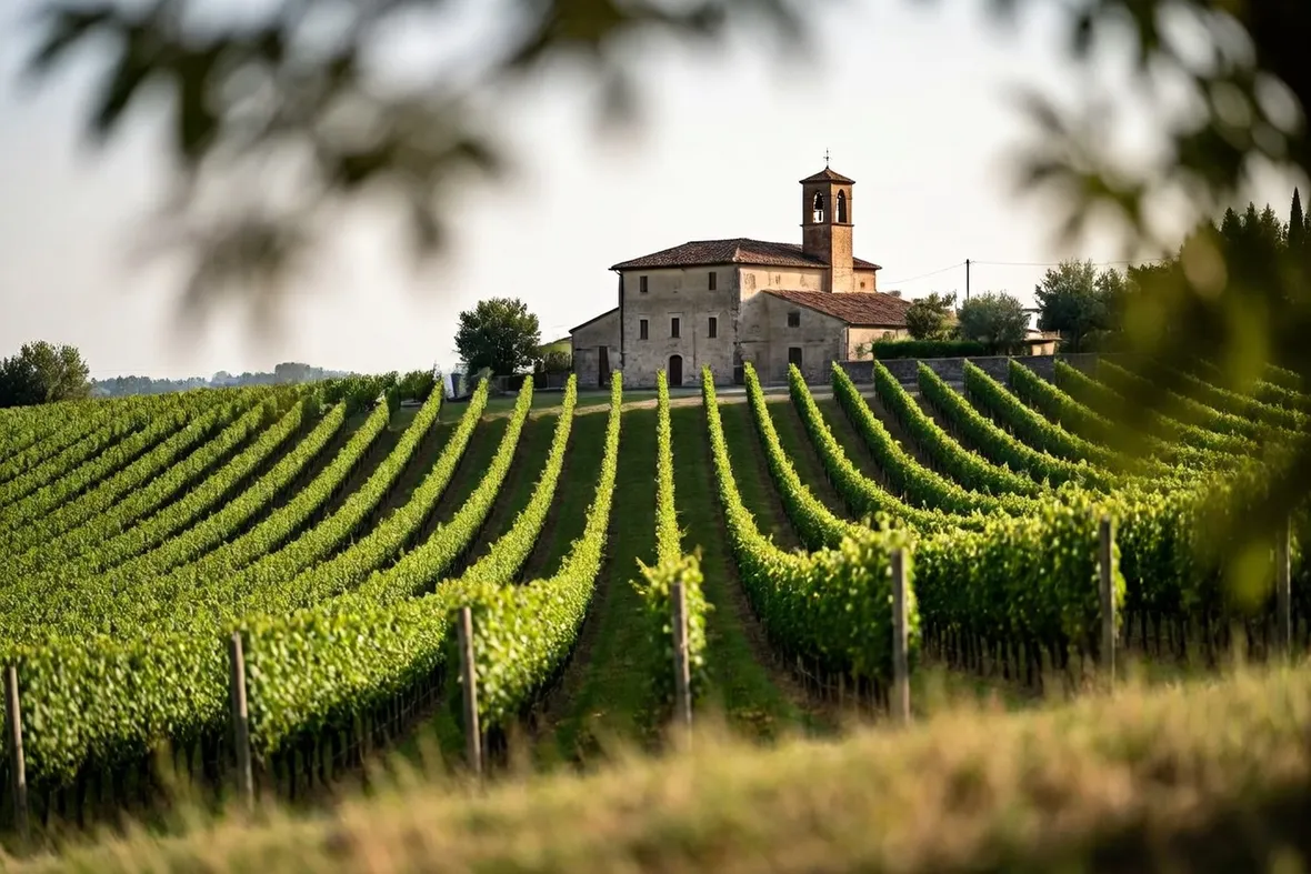 Uno scorcio della Franciacorta