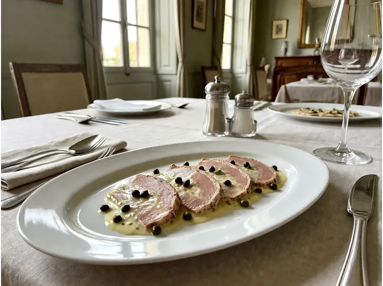 Insalata russa, vitello tonnato, flan e fritti: gli antipasti di terra