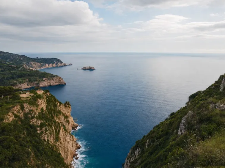 Il panorama nei dintorni di Porto Ercole