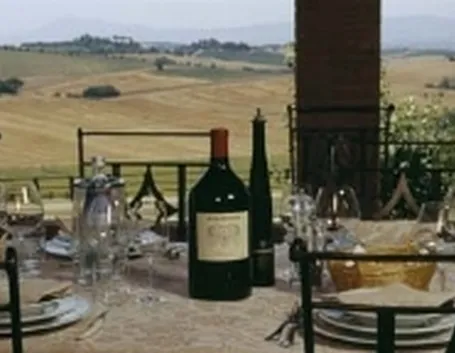 Il panorama dalla tavola