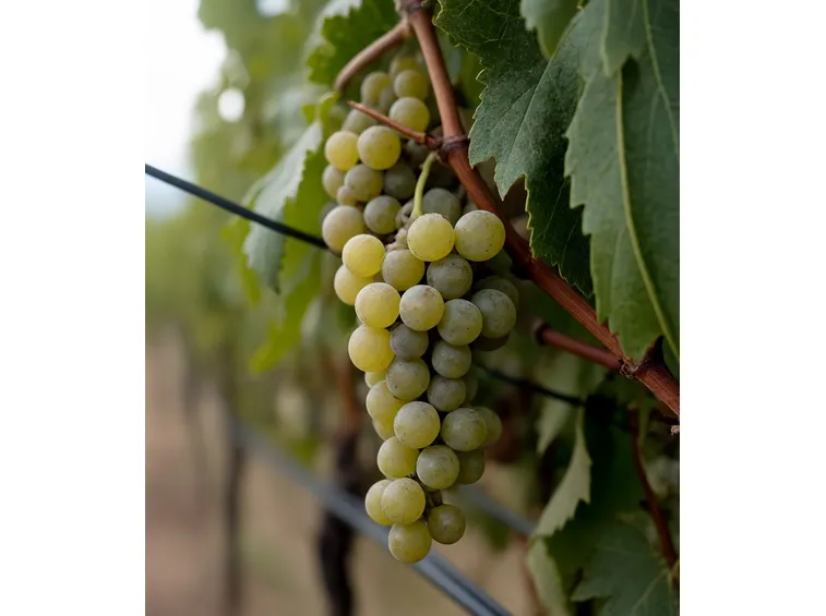 Un grappolo di Chardonnay