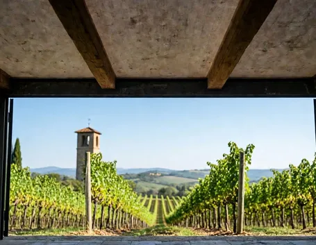 Vigneti nei Colli del Trasimeno