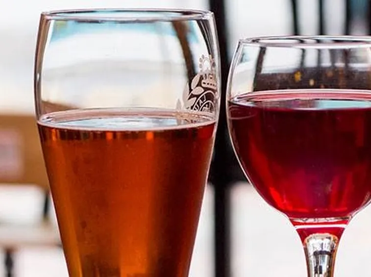 Birra e vino a confronto
