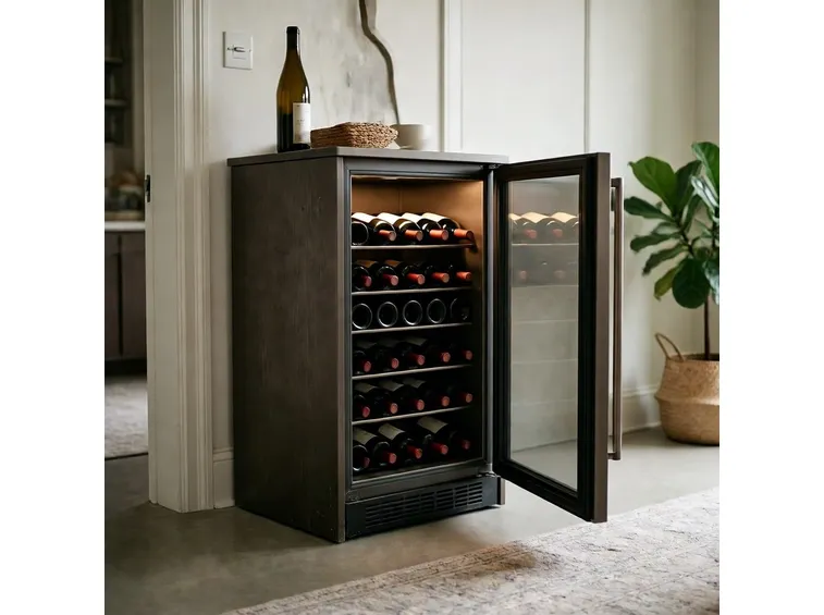 una cantina industriale per la conservazione del vino