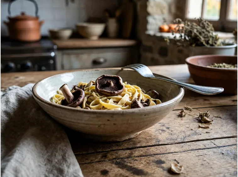 Funghi e primi piatti: cardoncelli, porcini e paste fresche