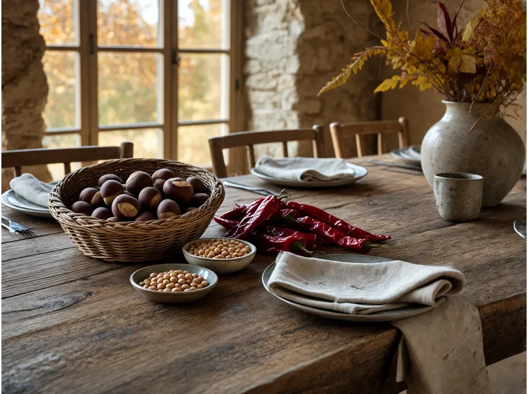Castagne, legumi e peperoni cruschi: i sapori di terra del Vulture