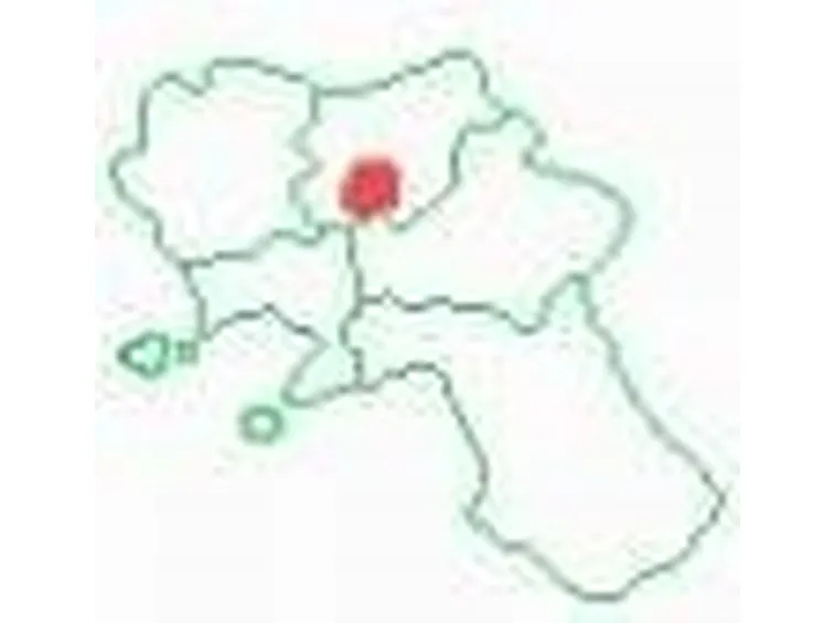 La zona sulla mappa