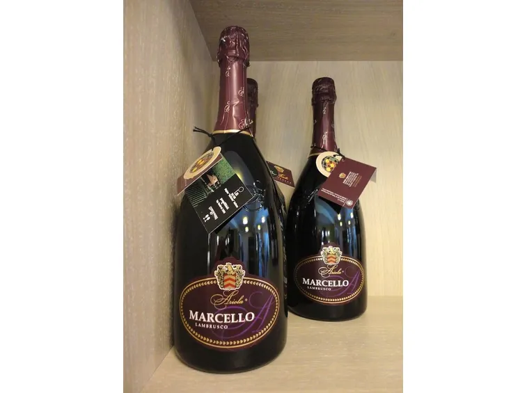 Bottiglie di Lambrusco Marcello