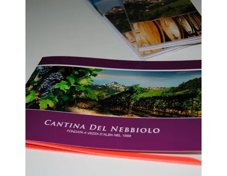 Depliant della Cantina del Nebbiolo