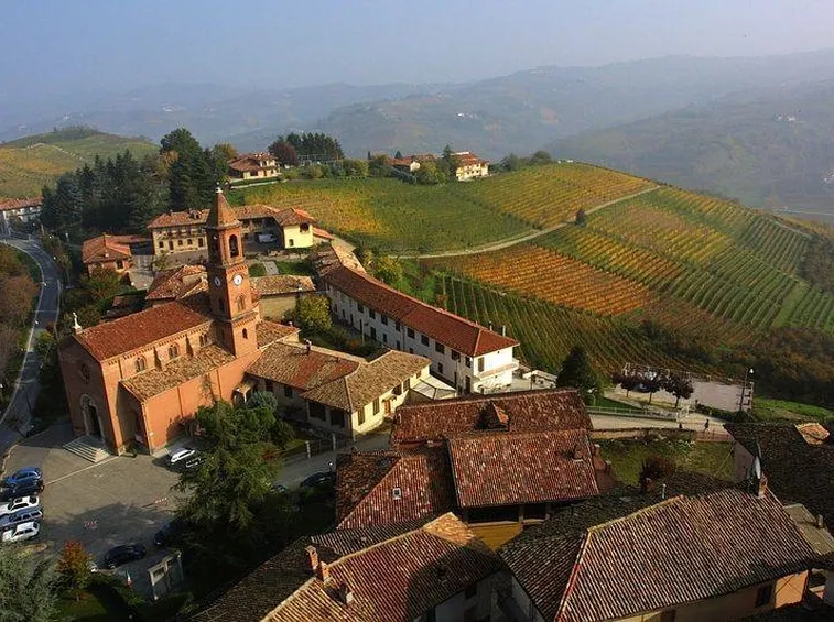 Paesaggio delle Langhe con vigneti