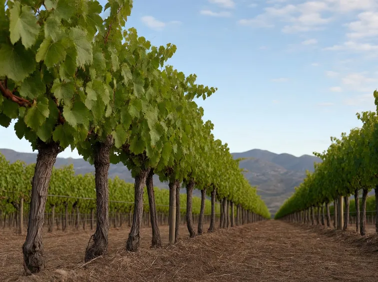Vigneti nei dintorni di Salaparuta