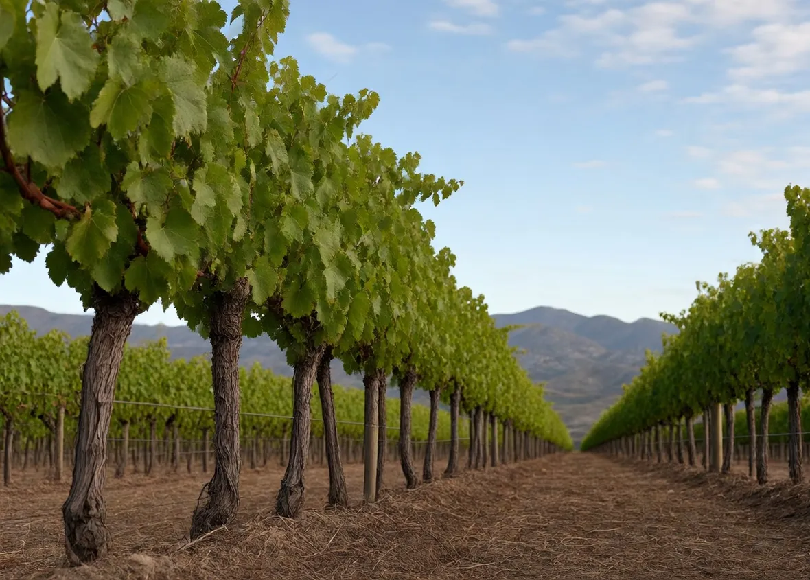 Vigneti nei dintorni di Salaparuta