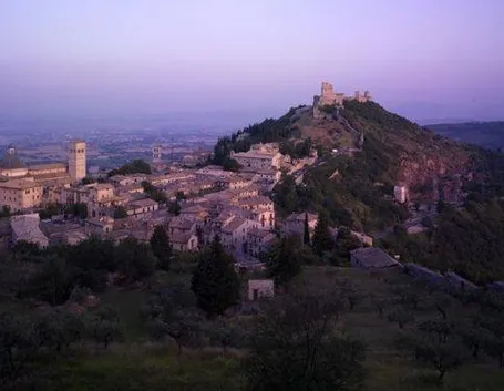 Uno scorcio delle colline intorno Assisi