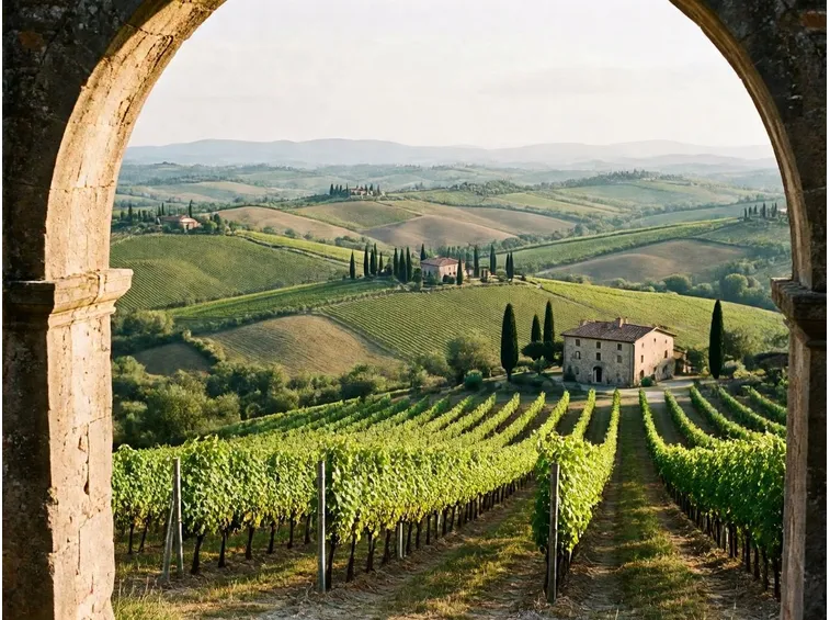 uno scorcio della zona