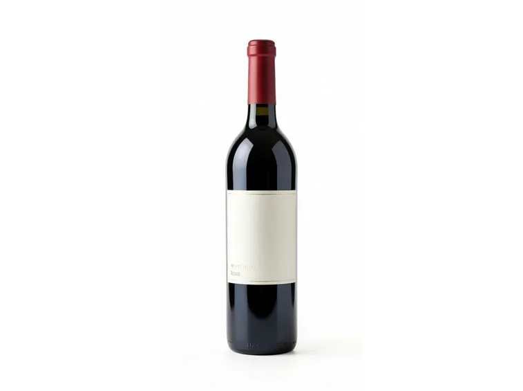 una bottiglia di Montefalco Rosso