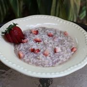 Risotto fragole e champagne