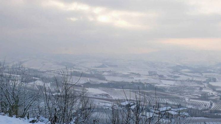 Le Langhe d'inverno