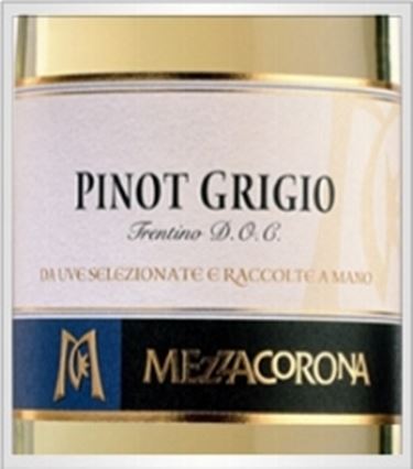 Il Pinot Grigio di Mezzocorona