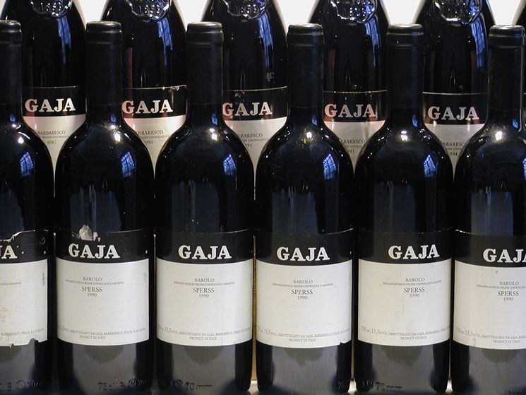 Bottiglie di vino Gaja